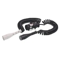 ADAPTER SPIRALNY 2X7 (24N+24S) /  15/24V 4,5MB, DŁG. ROBOCZA MAX 3,6M, WTYCZKI PLASTIKOWE