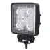 LAMPA ROBOCZA LEDOWA PROSTOKĄTNA,  5 LED 12-24V, 110X110X38MM, OBUDOWA ALUM.