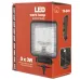 LAMPA ROBOCZA LEDOWA PROSTOKĄTNA,  5 LED 12-24V, 110X110X38MM, OBUDOWA ALUM.