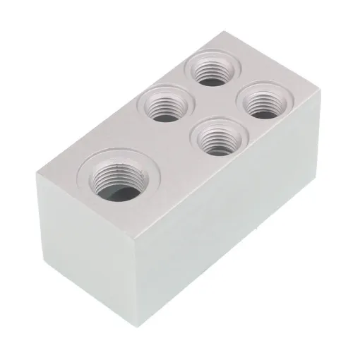KOSTKA ROZDZIELAJĄCA CIŚNIENIE SCHMITZ - 3XM16X1,5 + 6XM12X1,5 - BEZ ZŁĄCZEK