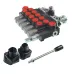 ROZDZIELACZ HYDRAULICZNY 5-SEKCYJNY 40L/MIN + JOYSTICKI, 5 SEKCJI - STEROWANE JEDNĄ DŹWIGNIĄ I DWOMA JOYSTICKAMI