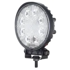 GMP080FH — LAMPA ROBOCZA LEDOWA OKRĄGŁA,  8 LED 12-24V, FI 116MM, GRUBOŚĆ - 38MM, OBUDOWA A...
