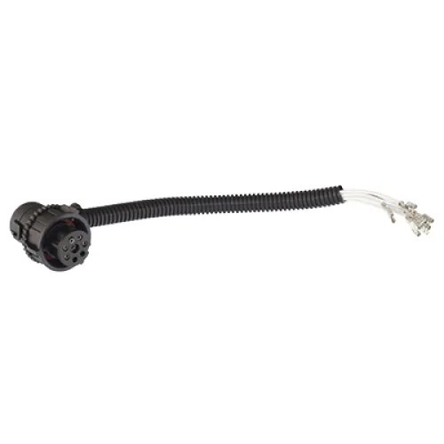 WTYCZKA EL. KĄTOWA - 8 (6) PINÓW,FI 27MM LAMPA TYLNA VOLVO, MAN