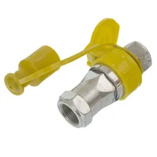 GMP GMP099YH — SZYBKOZŁĄCZE HYDRAULICZNE GRZYBKOWE KPL. WTYCZKA+GNIAZDO, M22X1,5, ŻÓŁTE