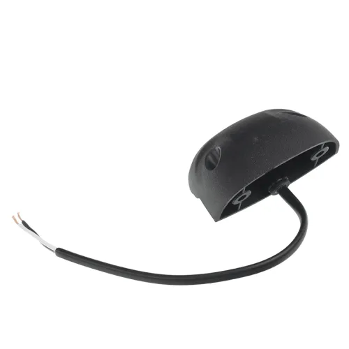 LAMPA OŚWIETLENIA TABLICY REJESTRACYJNEJ DIODOWA, KLOSZ BIAŁY, CZARNA, 12/24V
