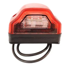 GMP GMP1008N — LAMPA OŚWIETLENIA TABLICY REJESTRACYJNEJ DIODOWA, KLOSZ BIAŁY, CZERWONA, 12/24V