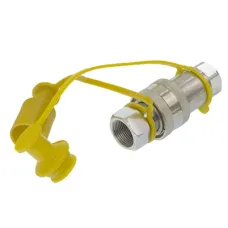 GMP GMP100YH — SZYBKOZŁĄCZE HYDRAULICZNE GRZYBKOWE KPL. WTYCZKA+GNIAZDO, M22X1,5, ŻÓŁTE