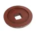 NAKŁADKA KRAŃCOWA WALCA BRONY TALERZOWEJ FI 133MM, OTWÓR KWADRATOWY 30X30MM, ZAKŁADANA NA STRONĘ WYPUKŁĄ