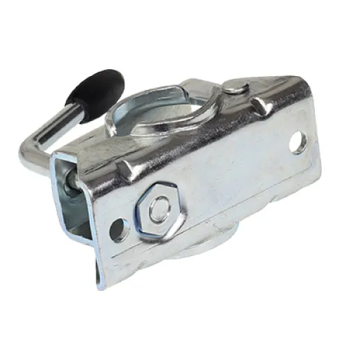 UCHWYT ZACISKOWY STOPKI PODPOROWEJ FI 48MM, METALOWE OCYNKOWANE, SZTYWNA LISTWA