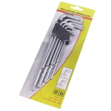 GMP GMP14822SH — ZESTAW KLUCZY IMBUSOWYCH TYPU TORX 9-ELEM, DŁUGIE, ZAWIESZKA, BLISTER