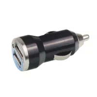 ADAPTER SAMOCHODOWY USB (ŁADOWARKA) 2 GNIAZDA - DC 5V, 2X2,1A