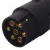 WTYCZKA 7/12V PLASTIKOWA, KONTAKTY SKRĘCANE, GUMOWA NASADKA