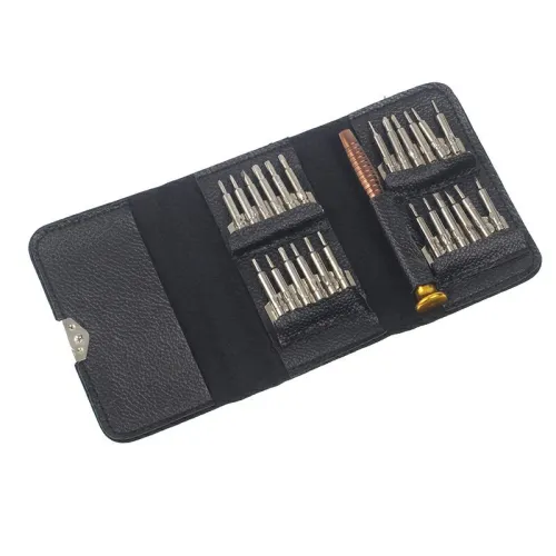 ZESTAW PRECYZYJNYCH ŚRUBOKRĘTÓW 25W1, TORX, WKRĘTAKI, ETUI