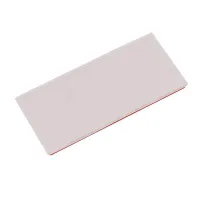 ODBLASK PROSTOKĄTNY PRZYKLEJANY CZERWONY 85X31MM, HOMOLOGACJA