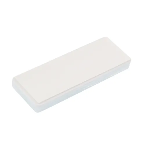 ODBLASK PROSTOKĄTNY PRZYKLEJANY BIAŁY 85X31MM, HOMOLOGACJA