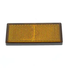 GMP GMP265223YH — ODBLASK PROSTOKĄTNY PRZYKL. POMARAŃCZOWY 86X40MM, W RAMCE