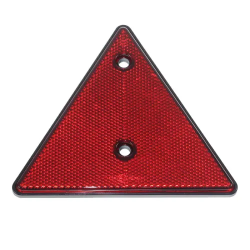 ODBLASK TRÓJKĄTNY Z OTWORAMI 150X150X150MM, 2X5MM, W RAMCE