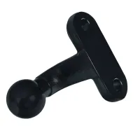 KULA HAKA HOLOWNICZEGO PRZYCZEPKI FI 50MM, KĄTOWA DO SAMOCHODÓW DOSTAWCZYCH 3.5T, 130X75MM, E13 - CZARNA
