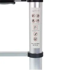GMP GMP380DT2S12 — DRABINA TELESKOPOWA 2-STRONNA 3,8M 3-POZYCYJNA, 12 SZCZEBLI