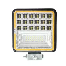 GMP GMP42LHK-28 — LAMPA ROBOCZA HALOGEN LED, 42 LED + OBRYSOWA DIODA, KWADRATOWA, 9-36V, 110X110X2...
