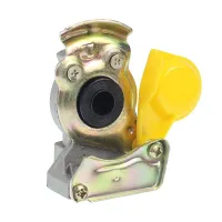 ZŁĄCZE PRZEWODU M22 ŻÓŁTE TRUCK Z ZAWOREM, OTWÓR - 15MM