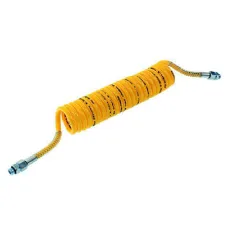 GMP GMP45M22ZPUH — PRZEWÓD PNEUM. SPIRALNY M22 ŻÓŁTY SILIKON (POLIURETANOWY), 4,5M