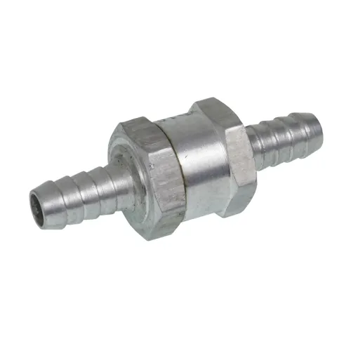 ZAWÓR ZWROTNY PALIWA WĄŻ FI 10MM PROSTY ALUMINIOWY