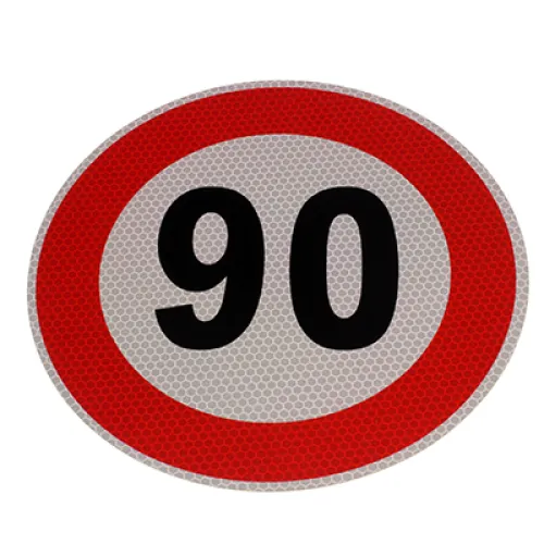 NALEPKA (NAKLEJKA) LIMIT PRĘDK.-  90KM/H FI 200MM, KLASA II