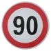 NALEPKA (NAKLEJKA) LIMIT PRĘDK.-  90KM/H FI 200MM, KLASA II