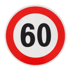 GMP GMP5033K1H60 — NALEPKA (NAKLEJKA) LIMIT PRĘDK.-  60KM/H FI 200MM, KLASA I