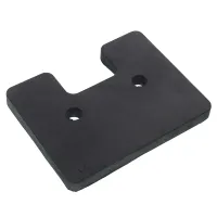 ŁAPKA (ŁOPATKA) GUMOWA PODAJNIKA BIZON Z-056, Z-058, 110X86X8MM