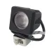LAMPA ROBOCZA LEDOWA PROSTOKĄTNA,  1 LED SZKŁO MATOWE 9-36V, 1X10W, 50X50MM, OBUDOWA ALUM. OŚWIETLENIE ROZPROSZONE (FLOOD)