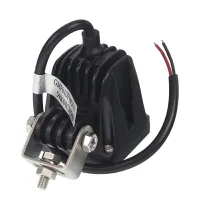 LAMPA ROBOCZA LEDOWA PROSTOKĄTNA,  1 LED SZKŁO MATOWE 9-36V, 1X10W, 50X50MM, OBUDOWA ALUM. OŚWIETLENIE ROZPROSZONE (FLOOD)