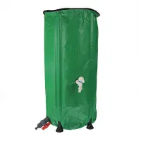 ZBIORNIK NA DESZCZÓWKĘ 380L PCV ROZKŁADANY 700X980MM, Z ZAWOREM 3/4