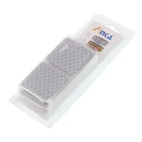 TAŚMA ODBLASKOWA ODCINEK 4MB BIAŁA III GENERACJA, PRZERYWANA, KONTUROWA