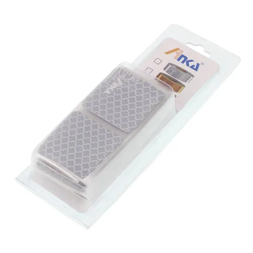 TAŚMA ODBLASKOWA ODCINEK 4MB BIAŁA III GENERACJA, PRZERYWANA, KONTUROWA