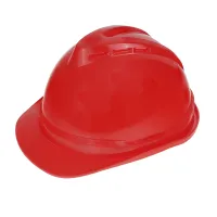 KASK OCHRONNY - CZERWONY - NORMA EN 397 - CZTEROPUNKTOWE MOCOWANIE