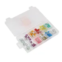 ZESTAW BEZPIECZNIKÓW PŁYTKOWYCH MINI 100SZT/OPAKOWANIE PLASTIKOWE