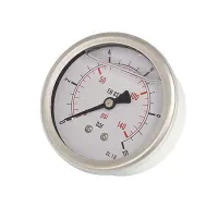 MANOMETR 1/4 TYŁ, 0- 10 BAR