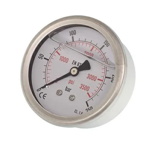 MANOMETR 1/4 TYŁ, 0-250 BAR
