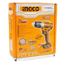 INGCO GMPCDLI204531 — WIERTARKO - WKRĘTARKA AKUMULATOROWA 20V, SILNIK BEZSZCZOTKOWY