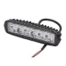 LAMPA ROBOCZA PANEL LED,  6 LED 158X44X40, GRUBOŚĆ 40MM, OBUDOWA ALUM