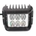 LAMPA ROBOCZA PANEL LED, BIAŁE ŚWIATŁO, STROBOSKOP CUBE, 9-36V, 12LED, 97X75X60 MM, OBUDOWA ALUM.