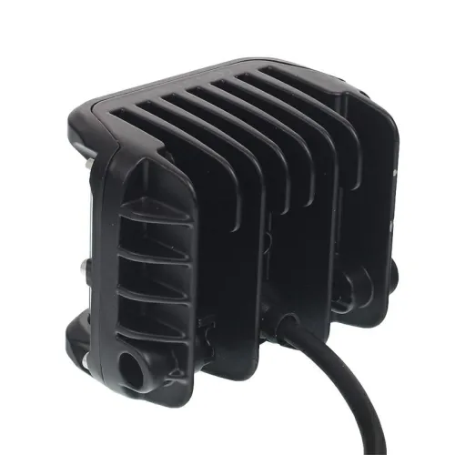 LAMPA ROBOCZA PANEL LED, BIAŁE ŚWIATŁO, STROBOSKOP CUBE, 9-36V, 12LED, 97X75X60 MM, OBUDOWA ALUM.