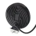 LAMPA ROBOCZA HALOGEN LED, 33 LED OKRĄGŁA, 12V-80V, FI 110MM GRUBOŚĆ 28MM OBUDOWA ALUM.