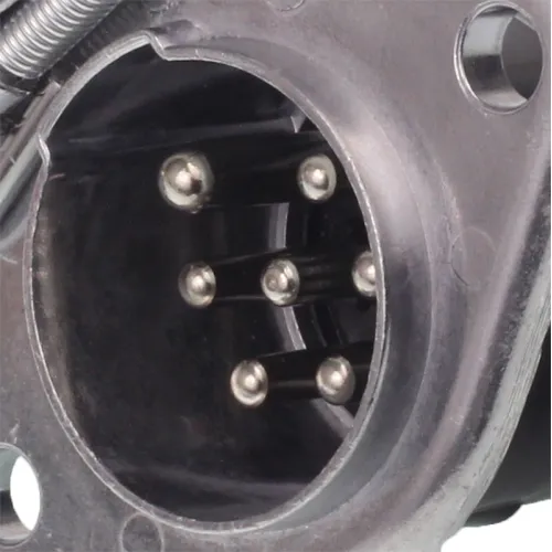 GNIAZDO 7/24V N ALUMINIOWE, KONTAKTY SKRĘCANE ( Z BOLCEM)