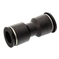 SZYBKOZŁ. TEKALANU FI 14MM PROSTE, PLASTIKOWE, CZARNE