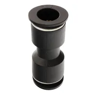 SZYBKOZŁ. TEKALANU FI 15MM PROSTE, PLASTIKOWE, CZARNE