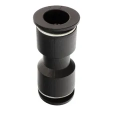 GMP GMPEPU6BKH — SZYBKOZŁ. TEKALANU FI  6MM PROSTE, PLASTIKOWE, CZARNE