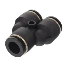 GMP GMPEPY1210BKH — SZYBKOZŁ. TEKALANU FI 12MM / 10MM TRÓJNIK `Y`, PLASTIKOWE, CZARNE